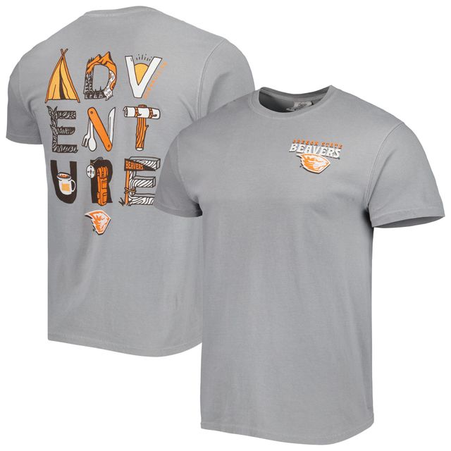 T-shirt gris Oregon State Beavers Adventure Comfort Colours pour homme