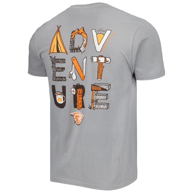 T-shirt gris Oregon State Beavers Adventure Comfort Colours pour homme