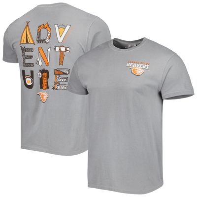 Men's Gray Oregon State Beavers Adventure Comfort Colors T-Shirt