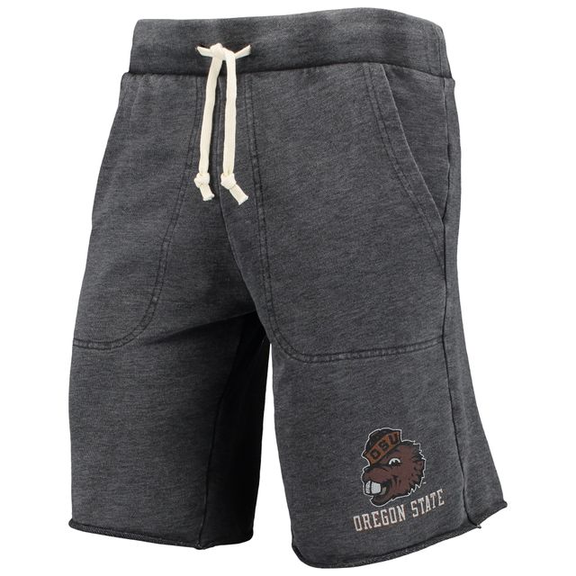 Short de détente Victory Oregon State Beavers noir chiné pour homme