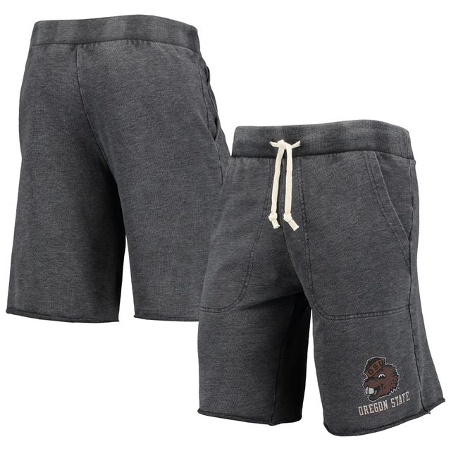 Short de détente Victory Oregon State Beavers noir chiné pour homme