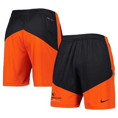 Men's Nike Black/Orange Oregon State Beavers Performance Player Shorts