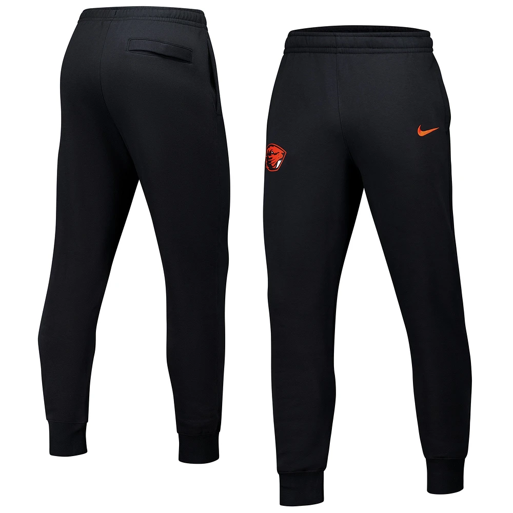 Men's Nike Black Oregon State Beavers Club Fleece Pants