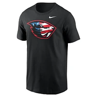 T-shirt Nike noir avec logo des Beavers de l'Oregon State pour homme