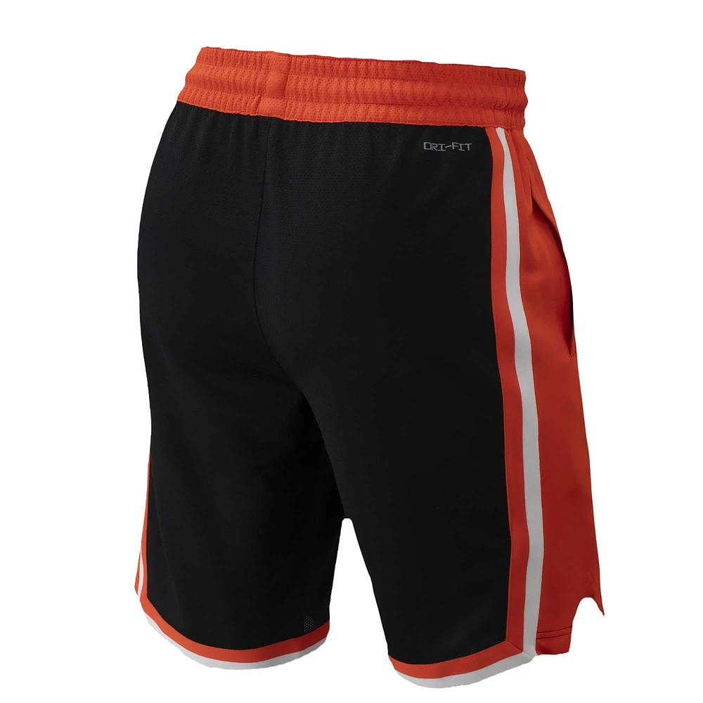 Short de basket-ball performance Nike pour hommes, noir, Oregon State Beavers Replica