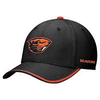 Men's Nike Black Oregon State Beavers Rise Performance Flex Hat