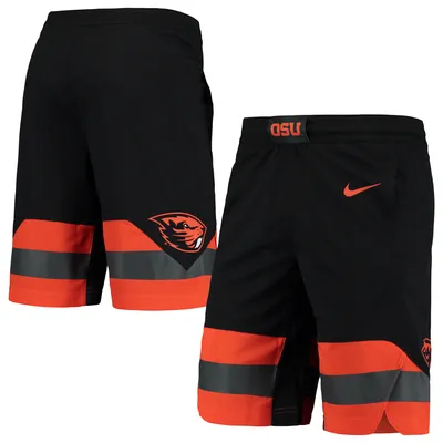Oregon State Beavers Nike Team Logo Replica Basketball Shorts - Black