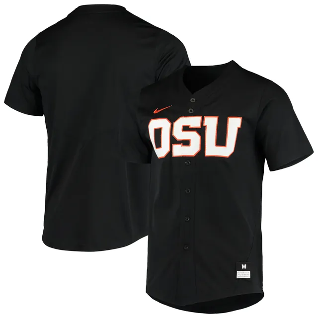 Men's Nike Black Oklahoma State Cowboys Replica Baseball Jersey