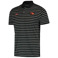 Men's Nike Black Oregon State Beavers Victory Stripe Performance 2022 Coaches Polo