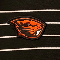 Men's Nike Black Oregon State Beavers Victory Stripe Performance 2022 Coaches Polo