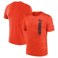 T-shirt Nike Orange State Beavers 2024 Sideline Velocity Legend Performance pour homme