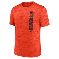 T-shirt Nike Orange State Beavers 2024 Sideline Velocity Legend Performance pour homme