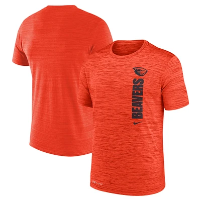 T-shirt Nike Orange State Beavers 2024 Sideline Velocity Legend Performance pour homme