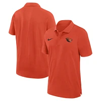 Polo Nike orange pour homme Oregon State Beavers Performance