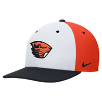 Men's Nike White/Orange Oregon State Beavers Pro Performance Snapback Hat