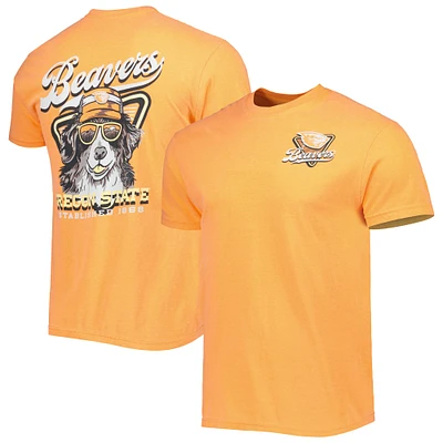 T-shirt pour homme Orange Oregon State Beavers Man's Best Friend Comfort Colors