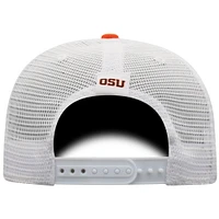Men's Top of the World  Orange/White Oregon State Beavers Victory Baseline Adjustable Trucker Hat
