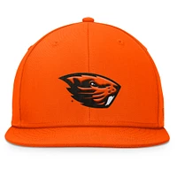 Casquette Snapback fondamentale Top of the World orange des castors de l'État de l'Oregon pour hommes