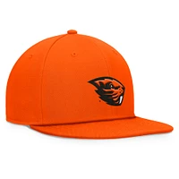 Casquette Snapback fondamentale Top of the World orange des castors de l'État de l'Oregon pour hommes