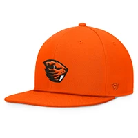 Casquette Snapback fondamentale Top of the World orange des castors de l'État de l'Oregon pour hommes