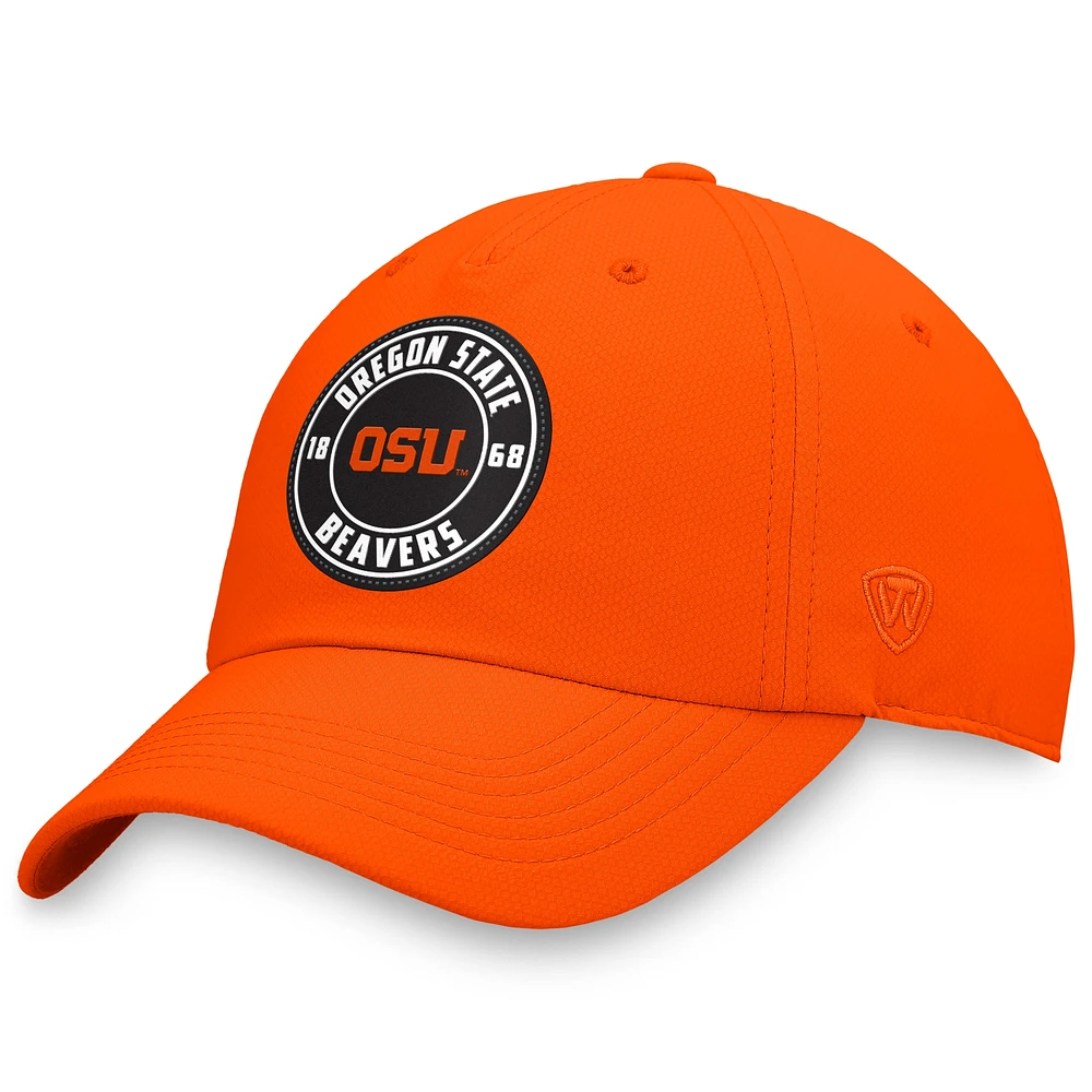 Casquette ajustable Top of the World Orange Oregon State Beavers pour hommes