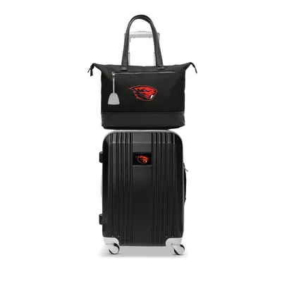 Oregon State Beavers MOJO Premium Laptop Tote Bag and Luggage Set