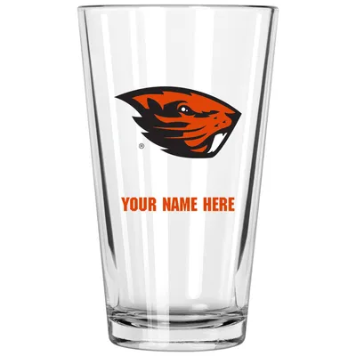 Oregon State Beavers 16oz. Personalized Pint Glass