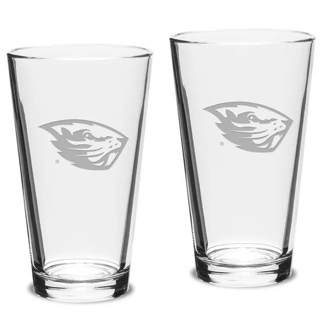 Oregon State Beavers 16oz. Pint Glass Set