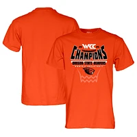 Unisex Blue 84  Orange Oregon State Beavers 2025 WCC Women's Basketball Conference Tournament Champions T-Shirt