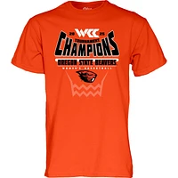 Unisex Blue 84  Orange Oregon State Beavers 2025 WCC Women's Basketball Conference Tournament Champions T-Shirt