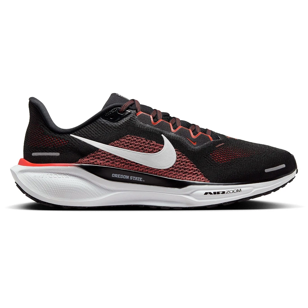 Chaussures de course unisexes Nike Zoom Pegasus 41 noires des Beavers l'Oregon State