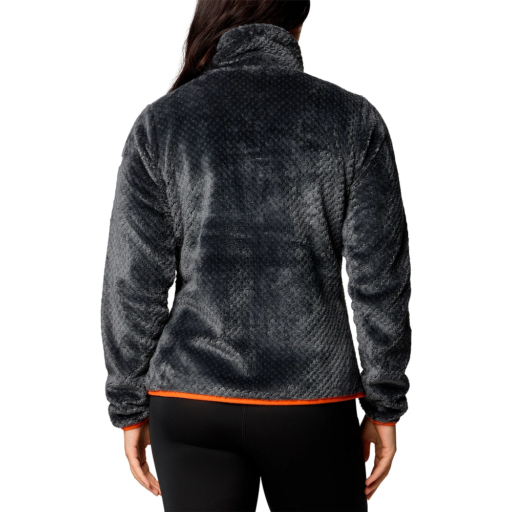 Women's Columbia  Black Oregon State Beavers Fireside II Sherpa Full-Zip Jacket