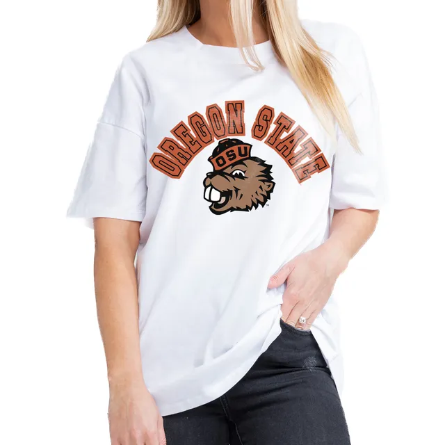 Lids Boise State Broncos Gameday Couture Women's Interception Oversized T- Shirt - White