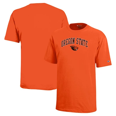 Youth Champion Orange Oregon State Beavers Arch Over Logo T-Shirt