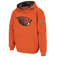 Sweat à capuche orange avec grand logo des Beavers de l'Oregon State Athletic Youth Stadium