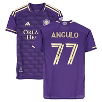 Ivan Angulo Orlando City SC Autographed Match-Used #77 Purple adidas Jersey from the 2024 MLS Season - Size S