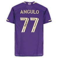 Ivan Angulo Orlando City SC Autographed Match-Used #77 Purple adidas Jersey from the 2024 MLS Season - Size S