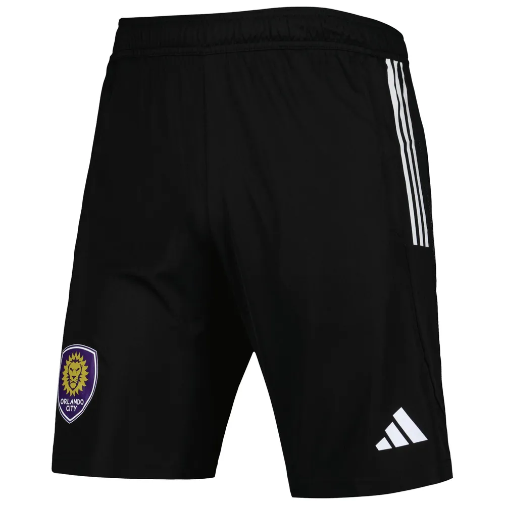 Short d'entraînement adidas Orlando City SC 2023 On-Field AEROREADY noir pour homme