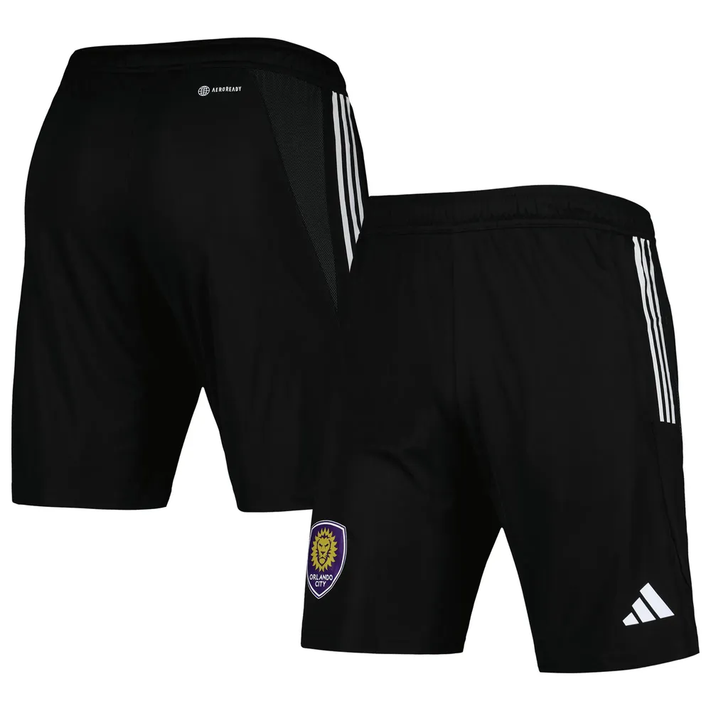 Short d'entraînement adidas Orlando City SC 2023 On-Field AEROREADY noir pour homme