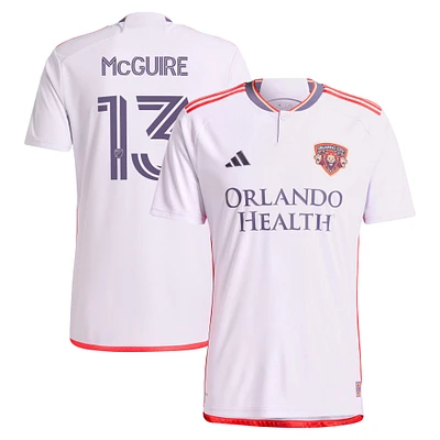 Maillot de joueur réplique adidas Duncan McGuire violet Orlando City SC 2024 Legacy Kit pour hommes