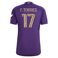 Adidas Facundo Torres Maillot Orlando City SC 2023 The Wall Kit Authentique Joueur Violet