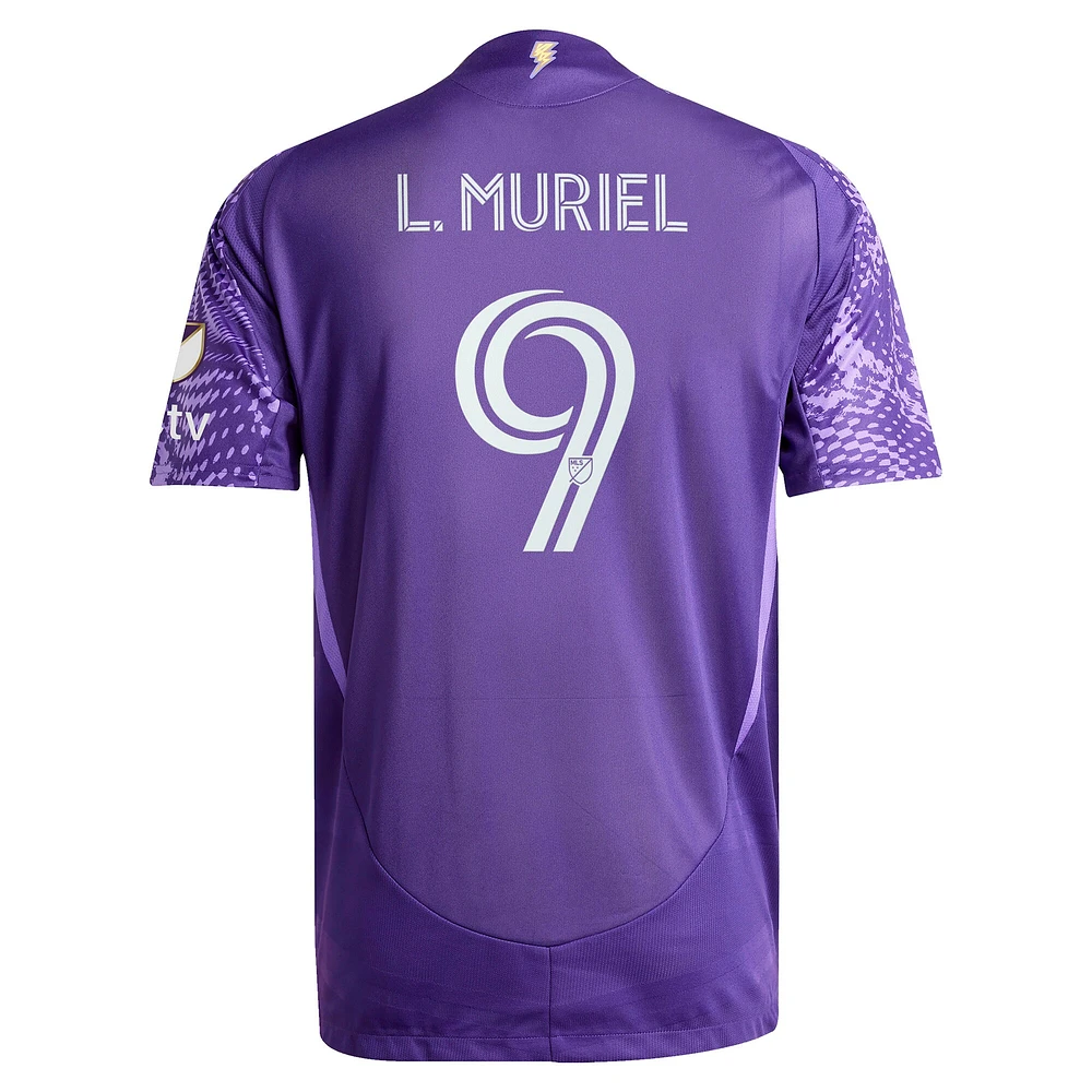 Maillot de joueur authentique adidas Luis Muriel violet Orlando City SC 2025 Perfect Storm pour homme