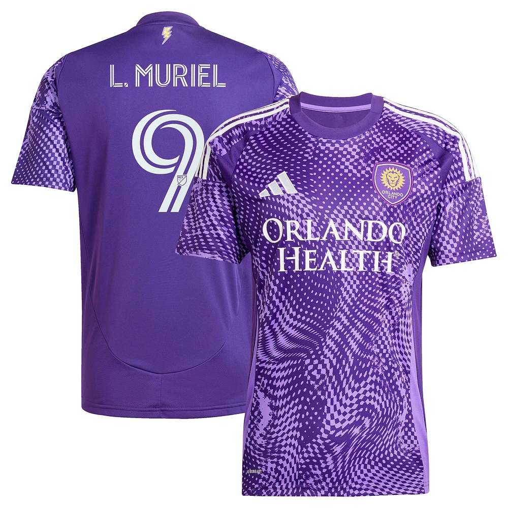 Men's adidas Luis Muriel Purple Orlando City SC 2025 Perfect Storm Replica Player Jersey