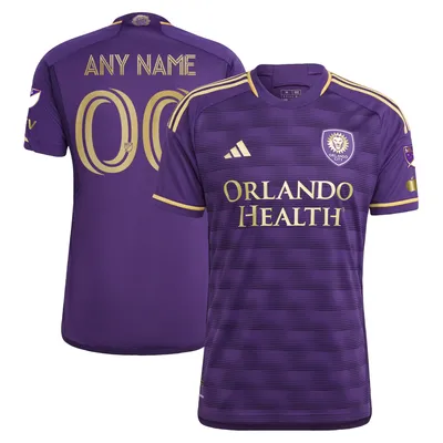 Orlando City SC adidas 2023 The Wall Kit Authentic Custom Jersey - Purple