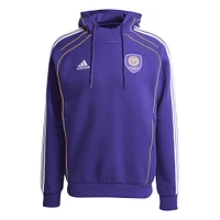 Men's adidas Purple Orlando City SC 2025 Travel Pullover Hoodie