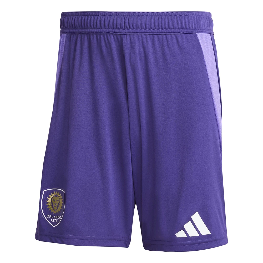 Men's adidas  Purple Orlando City SC Home 2025 Perfect Storm Authentic Shorts