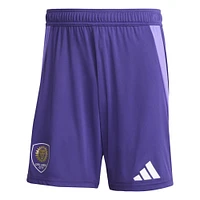 Men's adidas  Purple Orlando City SC Home 2025 Perfect Storm Authentic Shorts