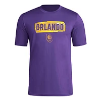 T-shirt violet adidas Orlando City SC Local Pop AEROREADY pour hommes