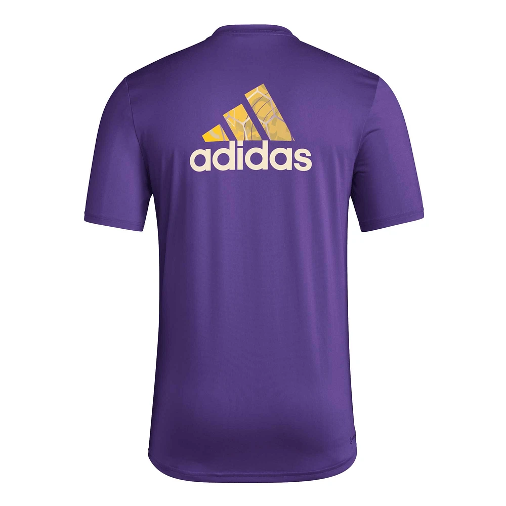 T-shirt violet adidas Orlando City SC Local Pop AEROREADY pour hommes