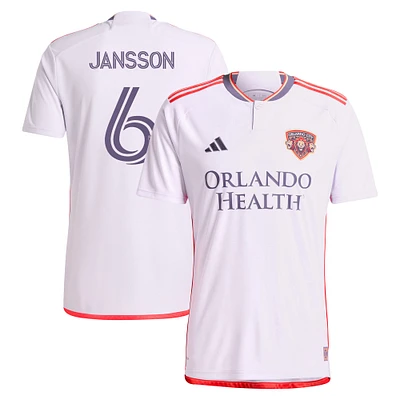 Men's adidas Robin Jansson Purple Orlando City SC 2024 Legacy Kit Replica Player Jersey